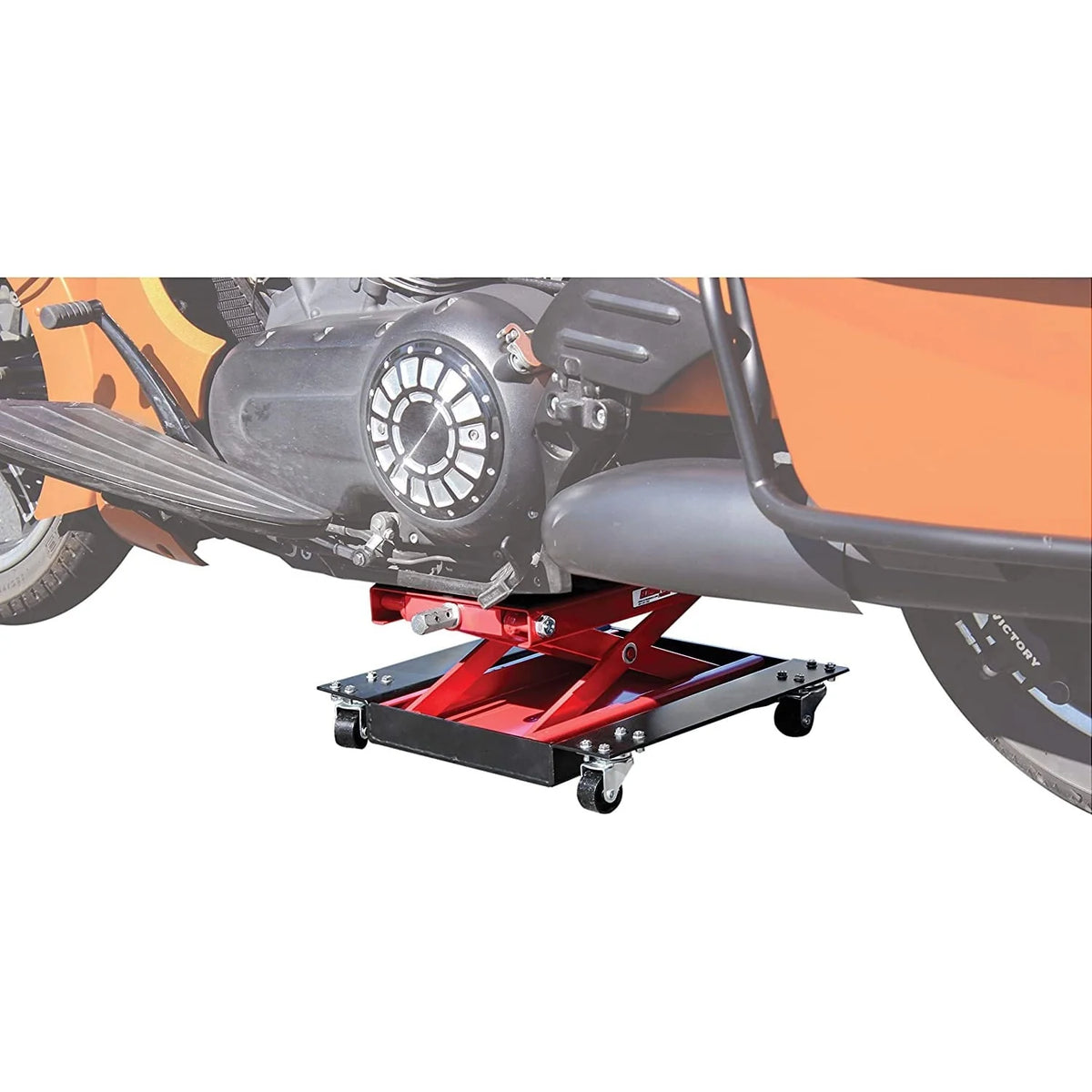 Extreme Max 5001.5059 Wide 1100 Pound Motorcycle Scissor Platform Lift Jack