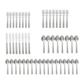 Mainstays 49-Piece Elena Stainless Steel Flatware & Organizer Tray Set