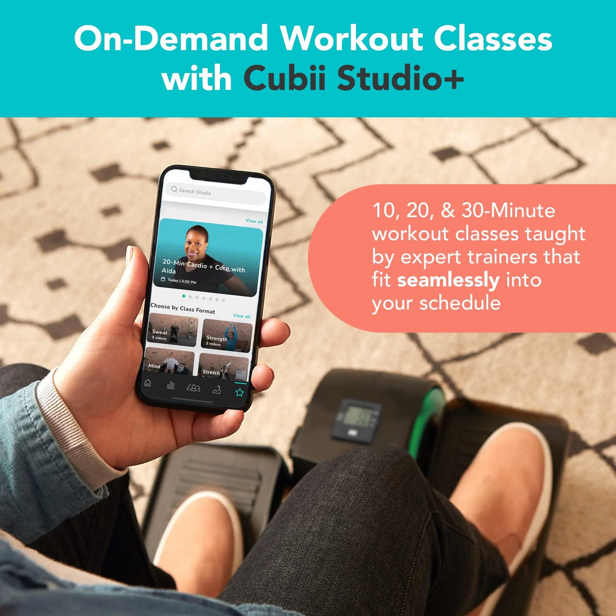 Cubii Elliptical Resistance Bluetooth Exerciser
