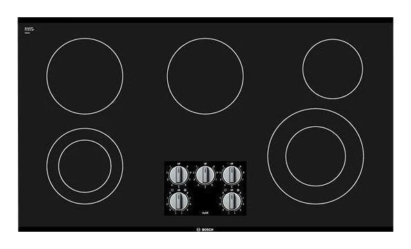 Bosch - 500 Series 36" Built-In Electric Cooktop with 5 elements