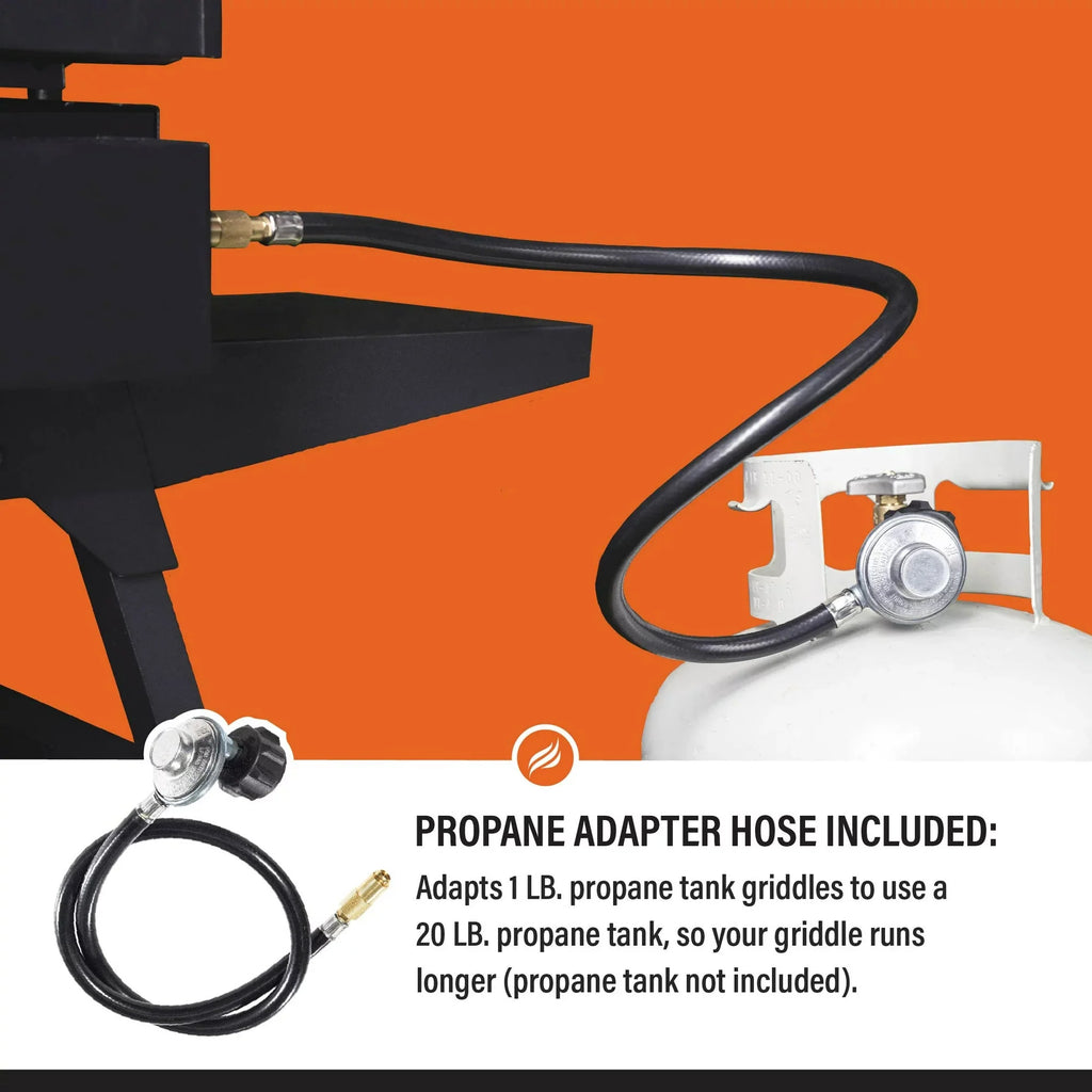 Blackstone 1891 Adventure Ready 22" Griddle with Stand and Adapter Hose