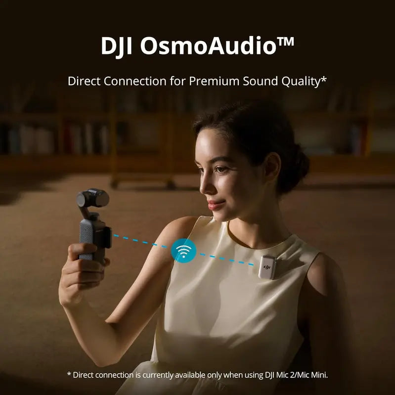DJI Osmo Pocket 3 Creator Combo  4K/120fps Vlog Camera with Enhanced Stabilization & Mic Support