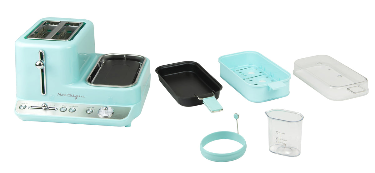 CLBS3AQ Retro 3-in-1 Breakfast Station. Aqua