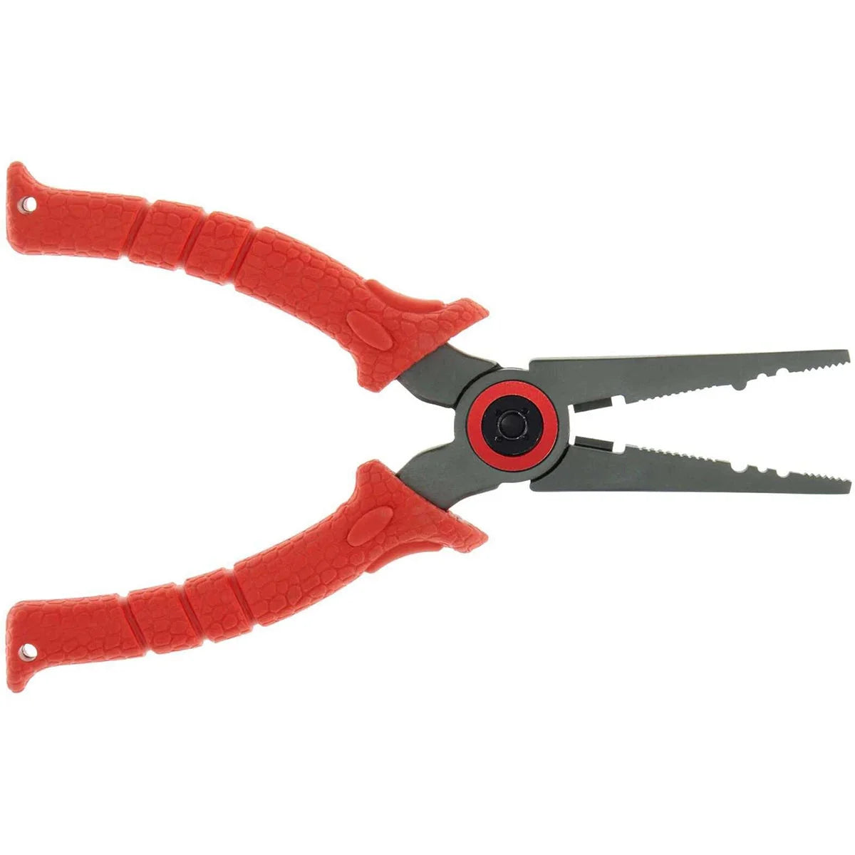 BUBBA 8.5" Stainless Steel Pliers with Non-Slip Handle . Spring Loaded with Crimping Tools and Anvil Cutters Lanyard Hole and Sheath