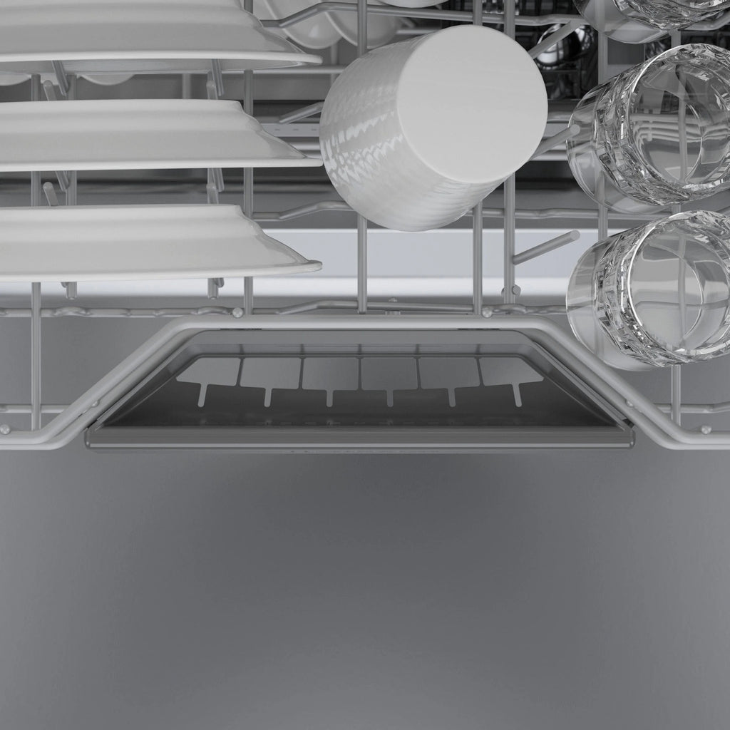 Bosch - 800 Series 24" Top Control Smart Built-In Dishwasher with 3rd Rack and 42 dBA - Silver