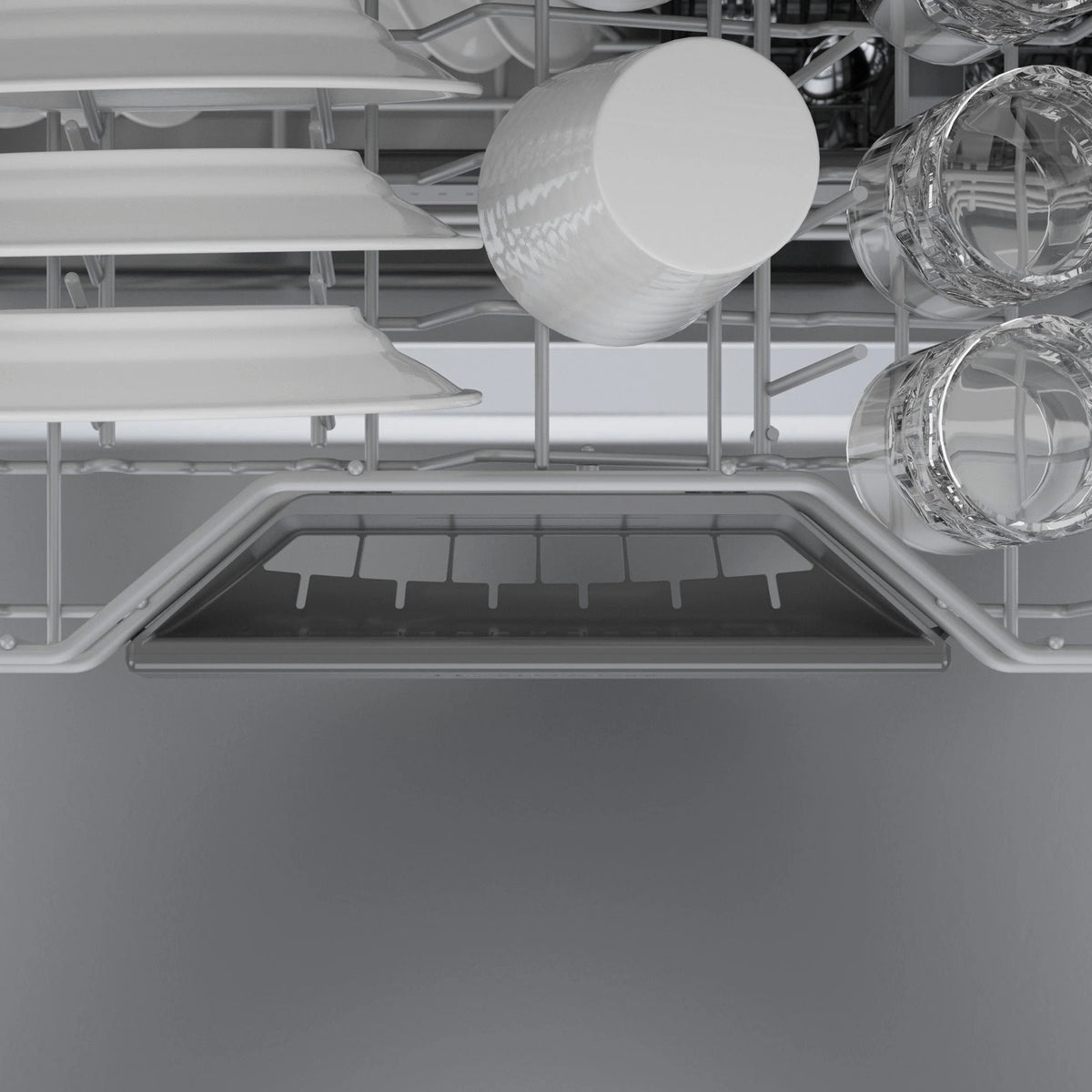 Bosch - 800 Series 24" Top Control Smart Built-In Dishwasher with 3rd Rack and 42 dBA - Silver