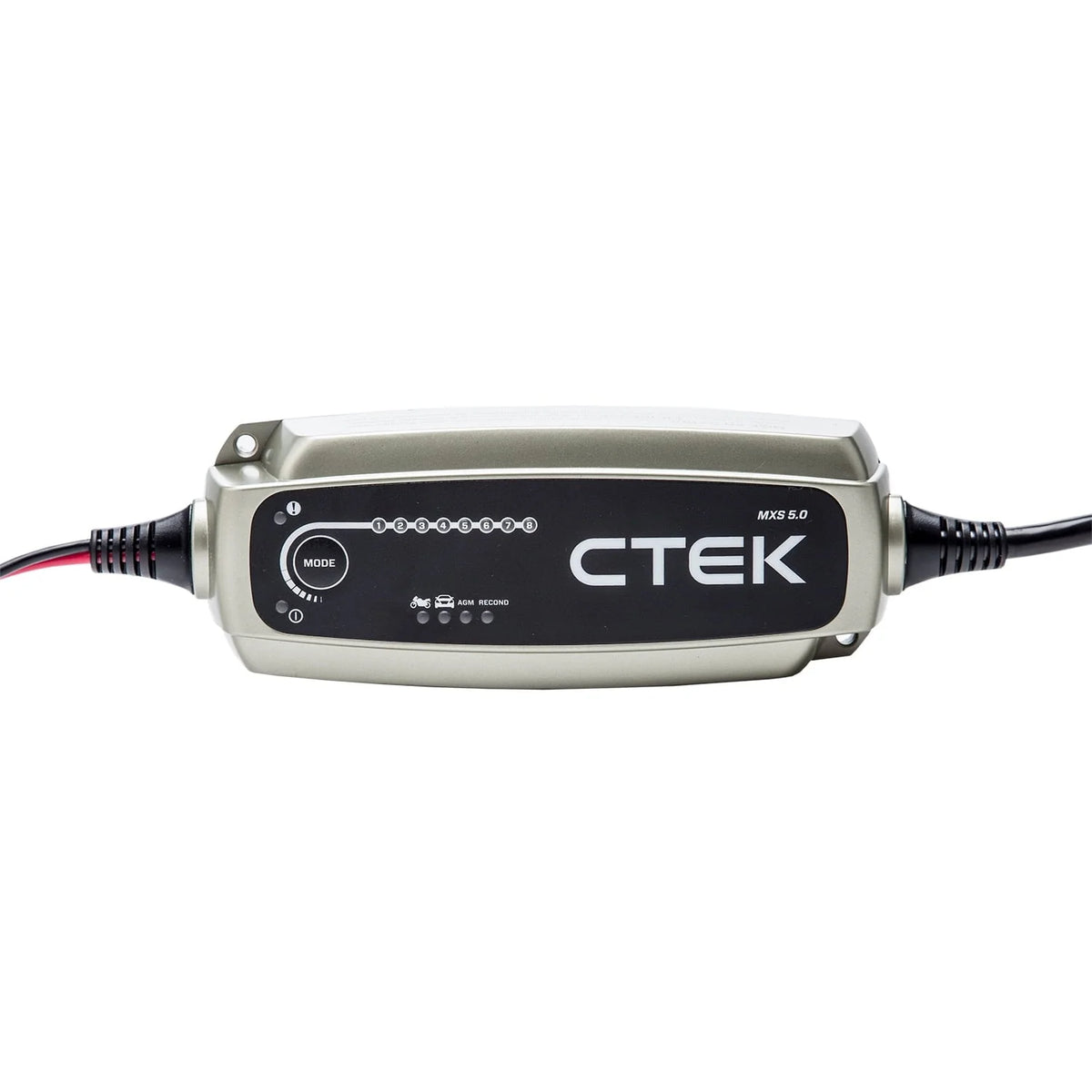CTEK 40-206 MXS 5.0-12 Volt Battery Charger and Maintainer with 56-915 Black Bumper Accessory