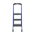 Kobalt 3-Step 300-lb Capacity Black Steel Foldable Step Stool