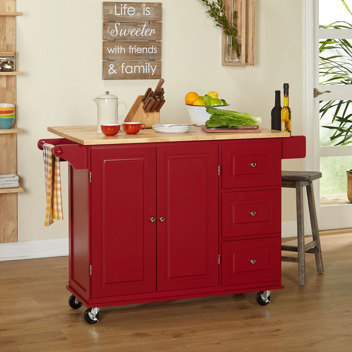 Thatcher Kitchen Cart, Grey