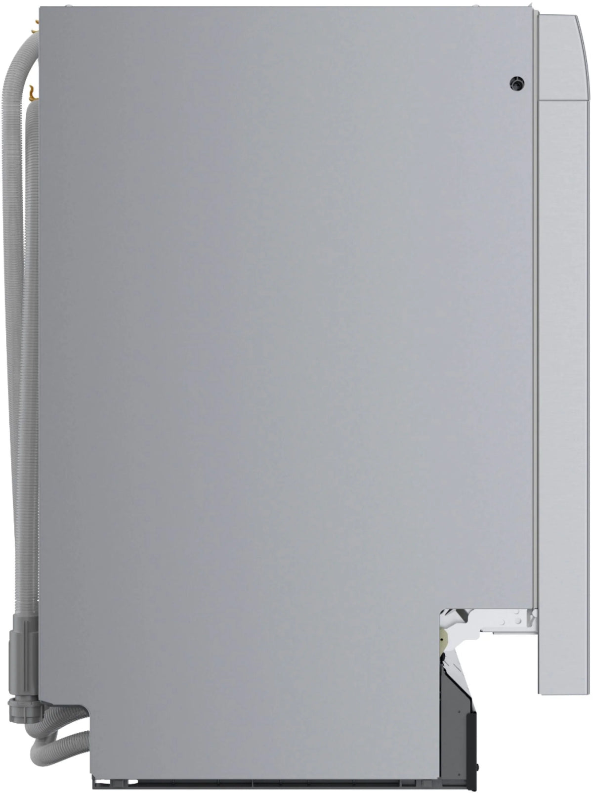 Bosch - 800 Series 18" Front Control Smart Built-In Stainless Steel Tub Dishwasher with 3rd Rack, 44 dBA - Stainless steel