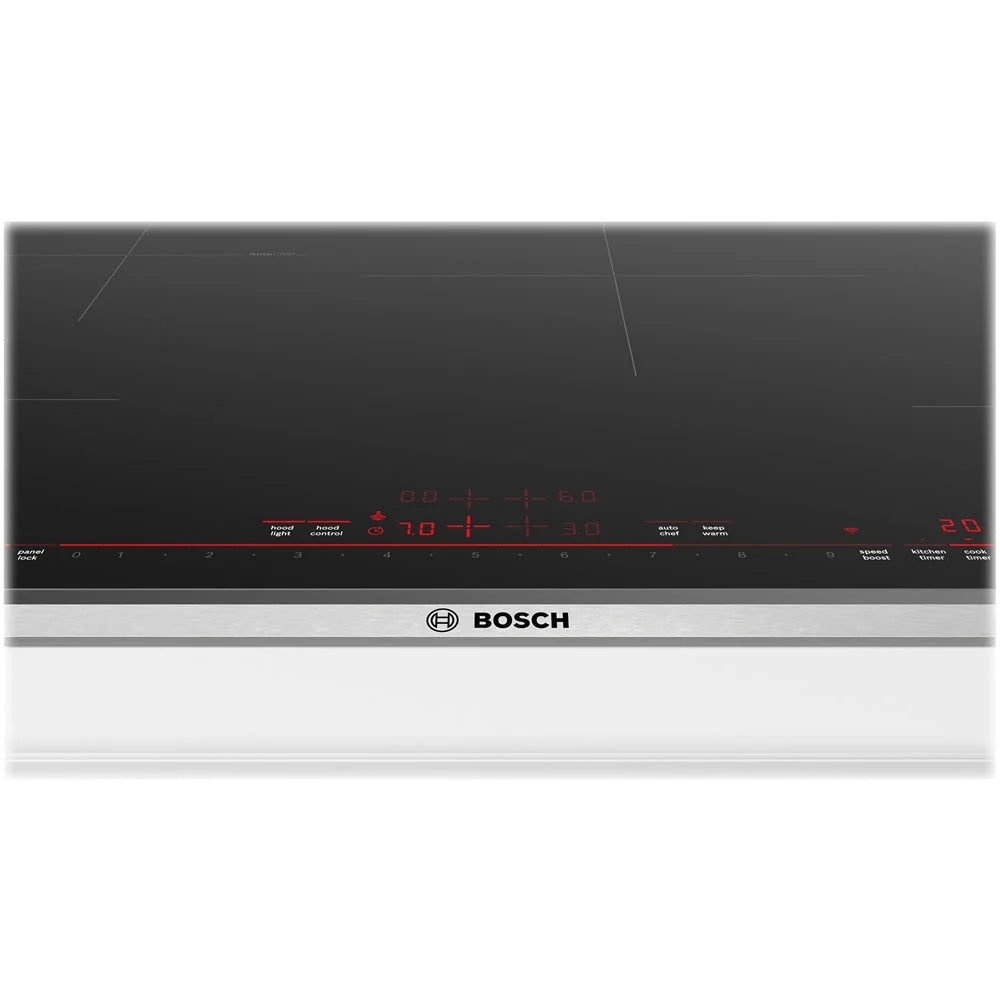 Bosch 800 Series 30" Built-In Electric Induction Cooktop with 4 elements and HomeConnect