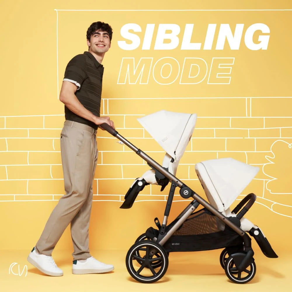 Cybex Stroller Configurations Ergonomic Near Flat