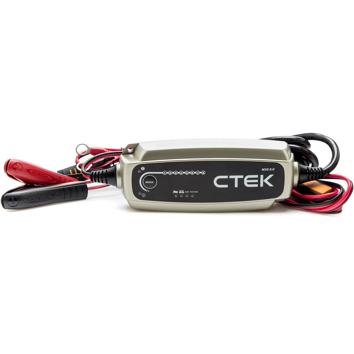 CTEK 40-206 MXS 5.0-12 Volt Battery Charger and Maintainer with 56-915 Black Bumper Accessory