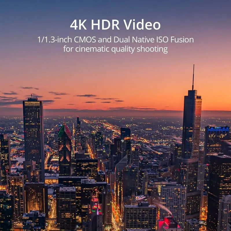 DJI Mini 3 Drone  4K Camera, 38-Min Flight Time, 10 km HD Transmission, Vertical Shooting Mode