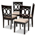Contemporary 4-Piece Dining Chair Set  Sleek Modern Design