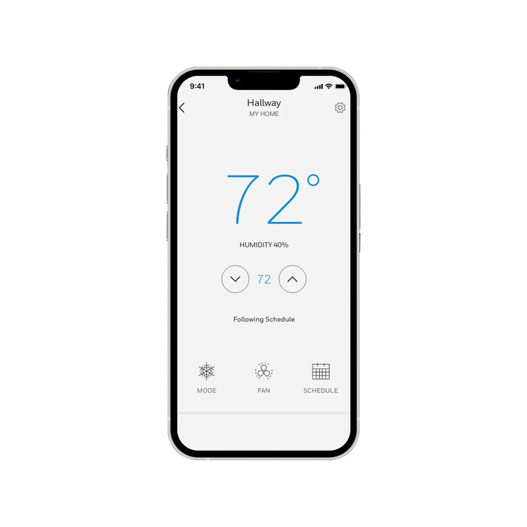 Honeywell Home T9 WiFi Smart Thermostat, Smart Room Sensor Ready, Touchscreen Display, Alexa and Google Assist White