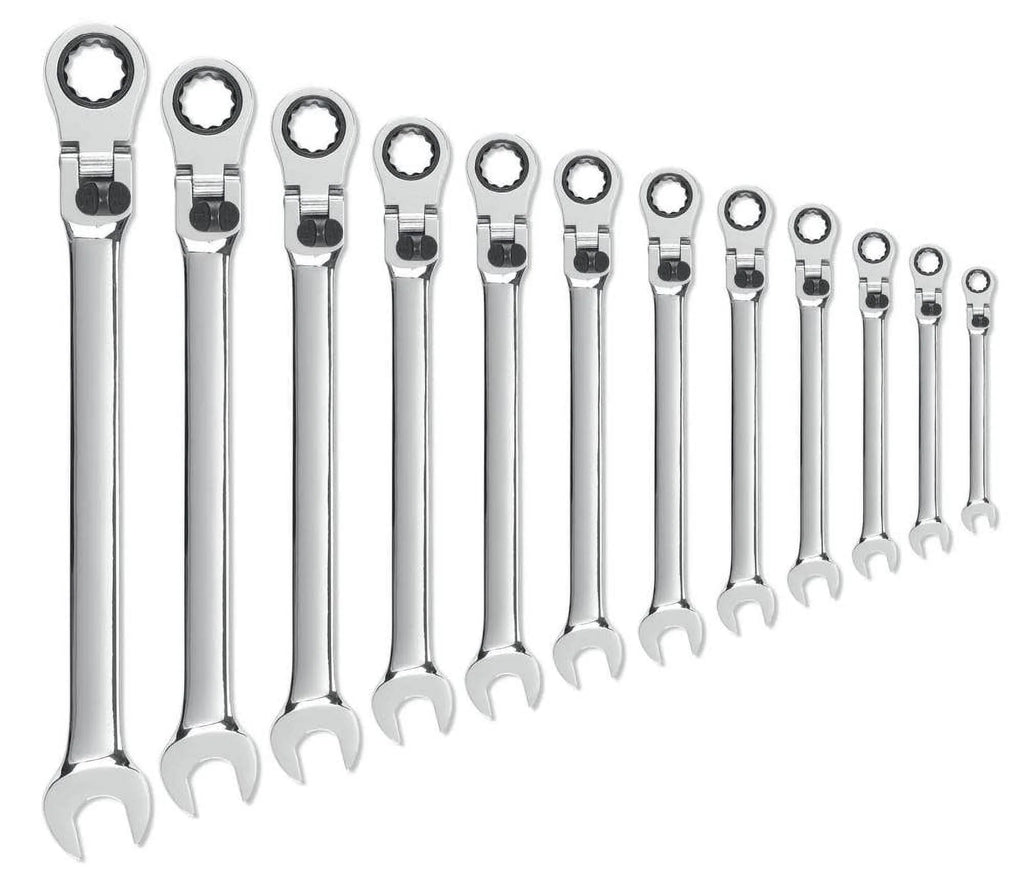 GearWrench 12 PC XL LOCKING FLEX HEAD RATCHETING SET