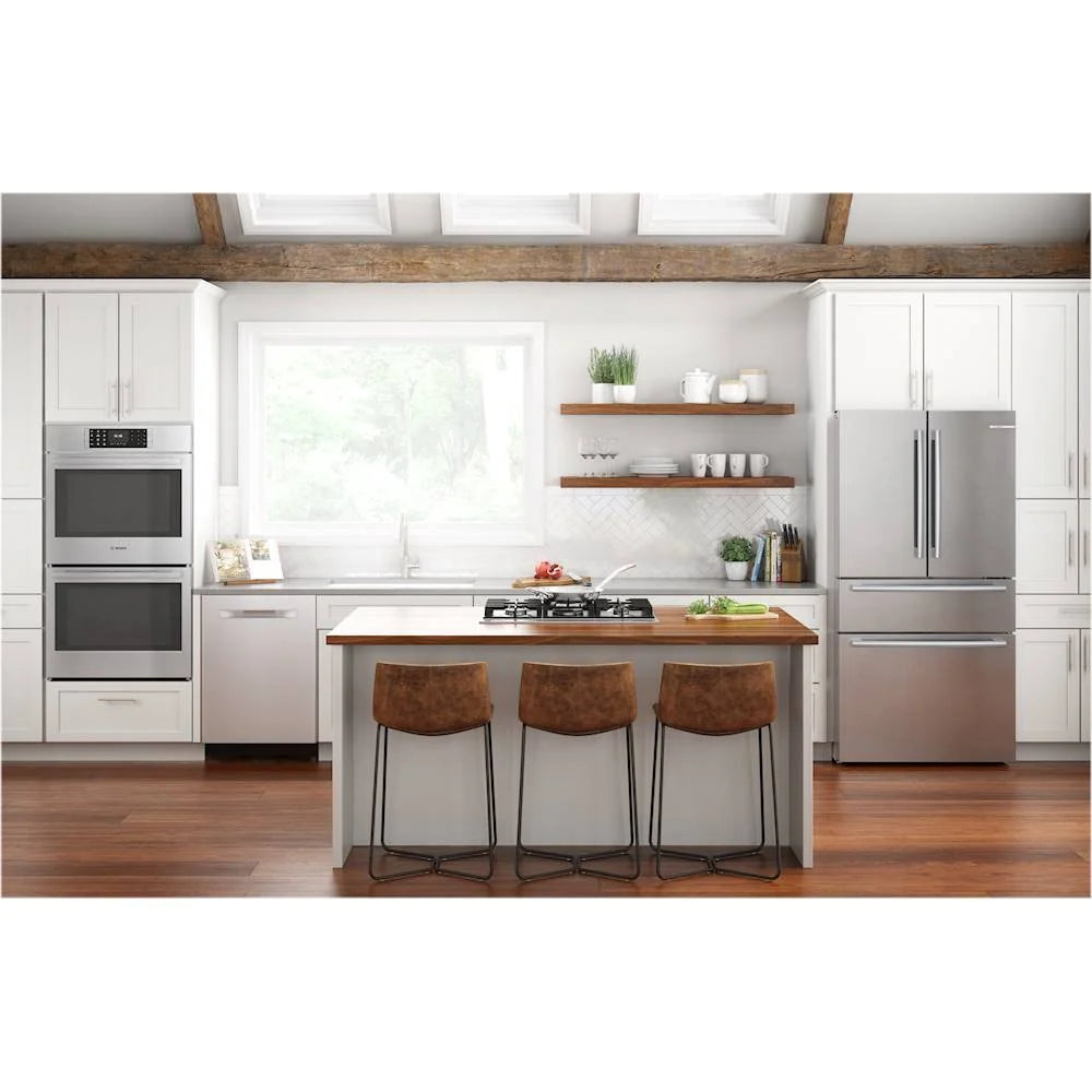 Bosch - 800 Series 30" Built-In Gas Cooktop with 5 burners - Silver
