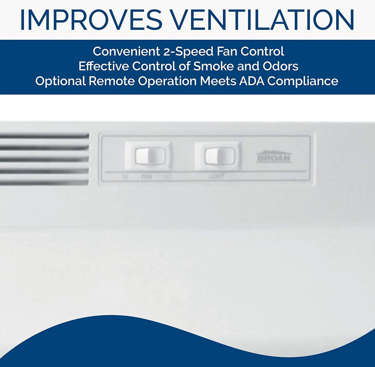 Broan-NuTone 413001 Non-Ducted Ductless Range Hood with Lights Exhaust Fan for Under Cabinet . 30-Inch . White