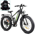 Premium 1000W Fat-Tire E-Bike for Adults – 48V 17.5Ah, 26″ Full-Suspension, 28mph, 60-Mile Range, UL Approved