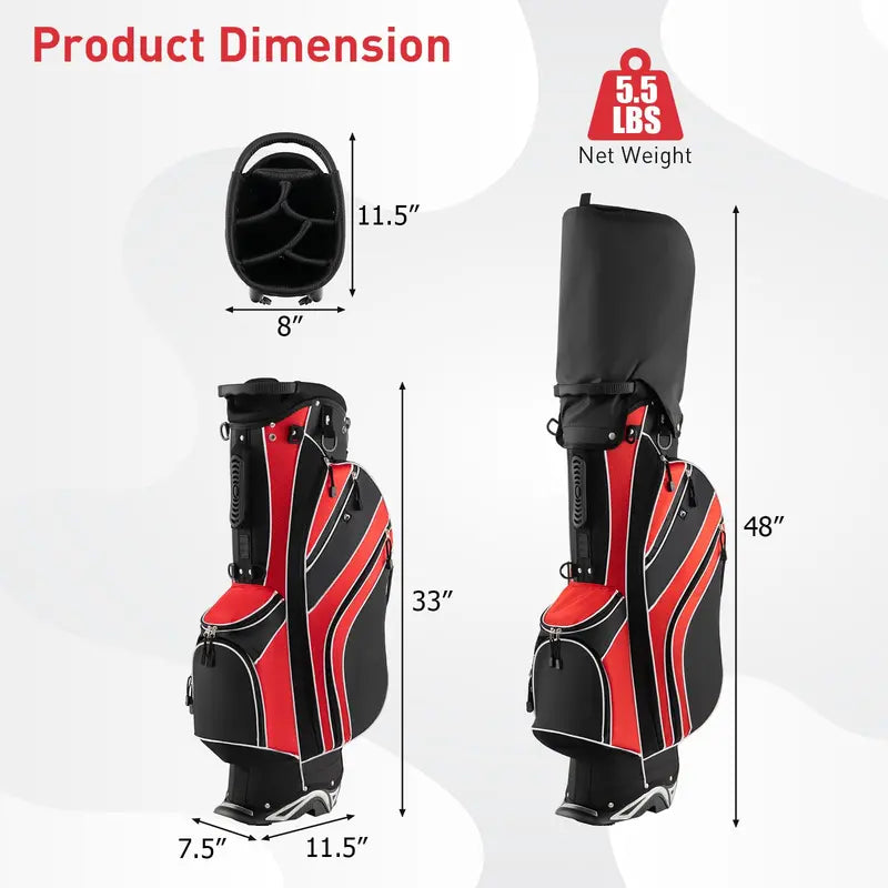 Ultra-Lightweight Golf Stand Bag – Compact Carry for Walking Rounds