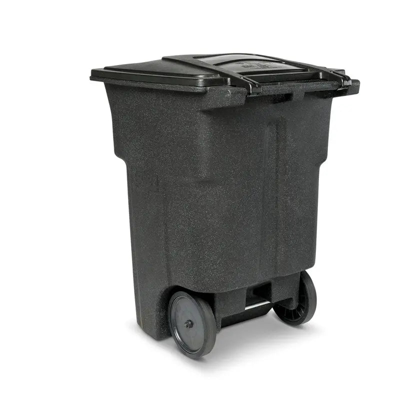 Toter 96-Gallon Heavy-Duty Trash Can – Smooth-Rolling Wheels, Secure Lid, Residential & Commercial Use