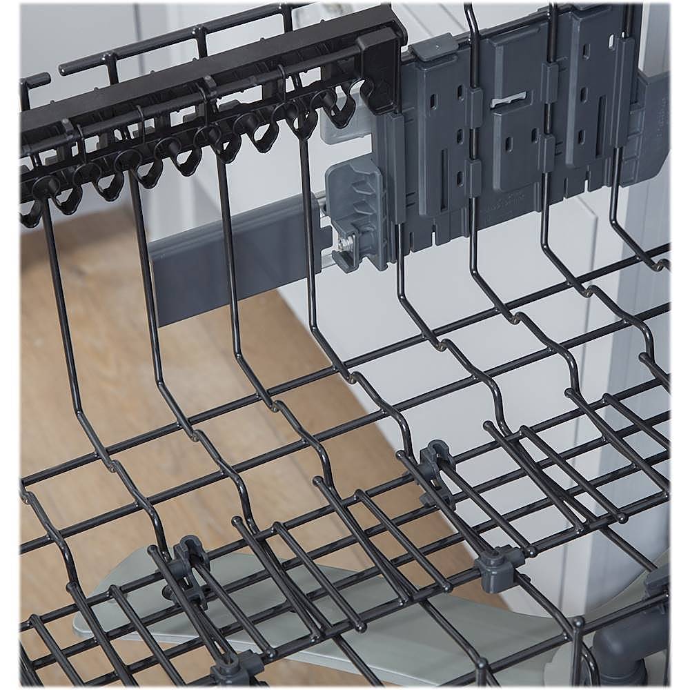 Café - 24" Top Control Tall Tub Built-In Dishwasher with Stainless Steel Tub and Silverware Jets - Stainless steel
