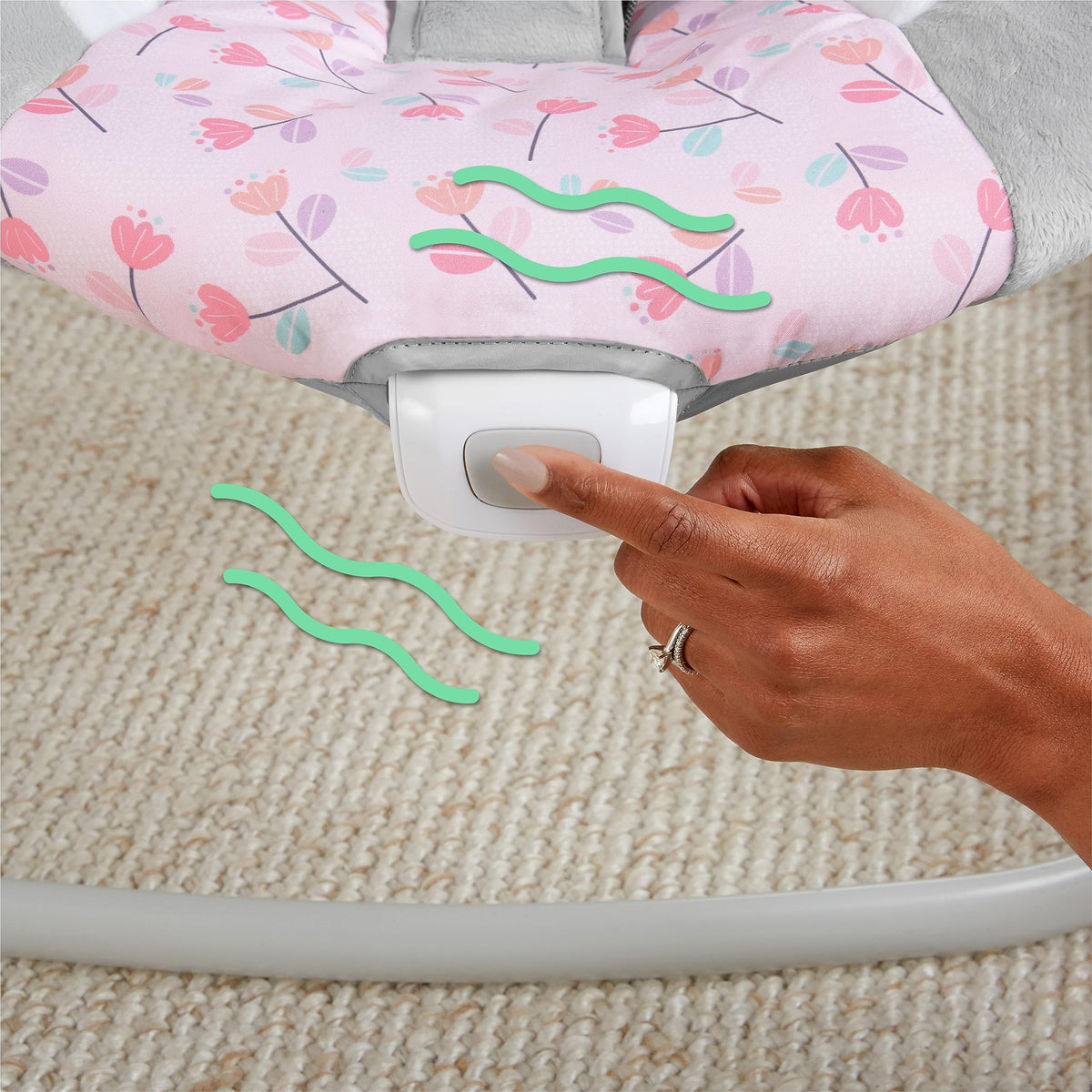 Ingenuity SimpleComfort Cradling Swing Plug