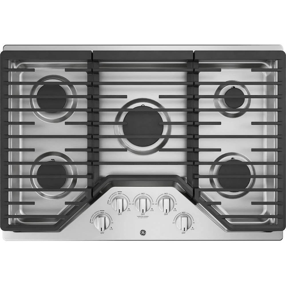 GE - 30" Gas Cooktop - Stainless steel