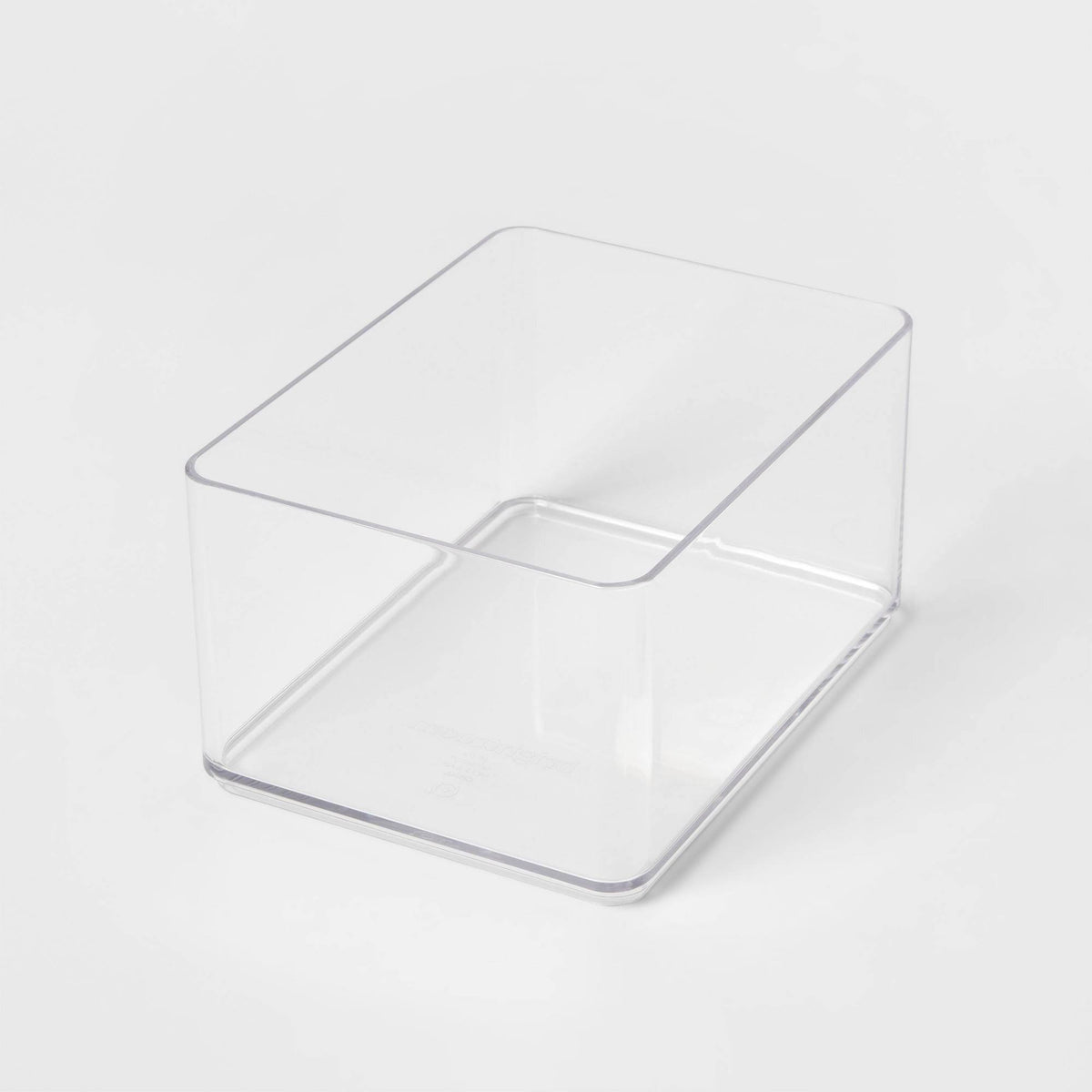 Brightroom Plastic Bathroom Tray - Clear - M (Medium)