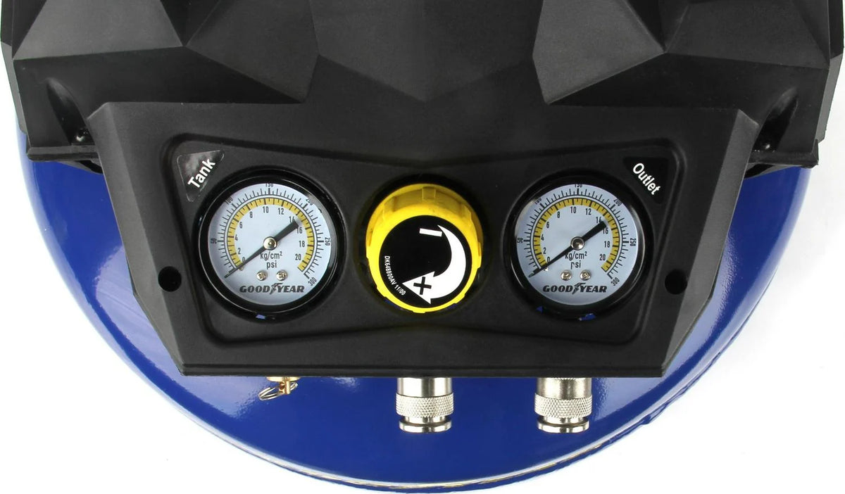 GOODYEAR 6 Gallon 175 Max Psi Portable Pancake Air Compressor . 3.0 SCFM at 90 Psi