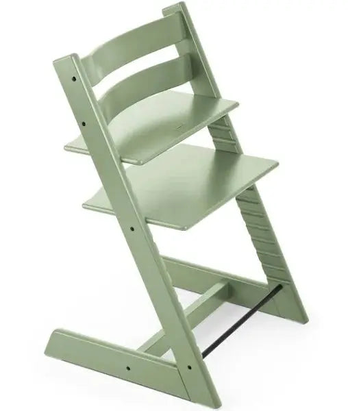 Stokke Tripp Trapp Ergonomic Wooden High Chair – Moss Green, Adjustable for Growth
