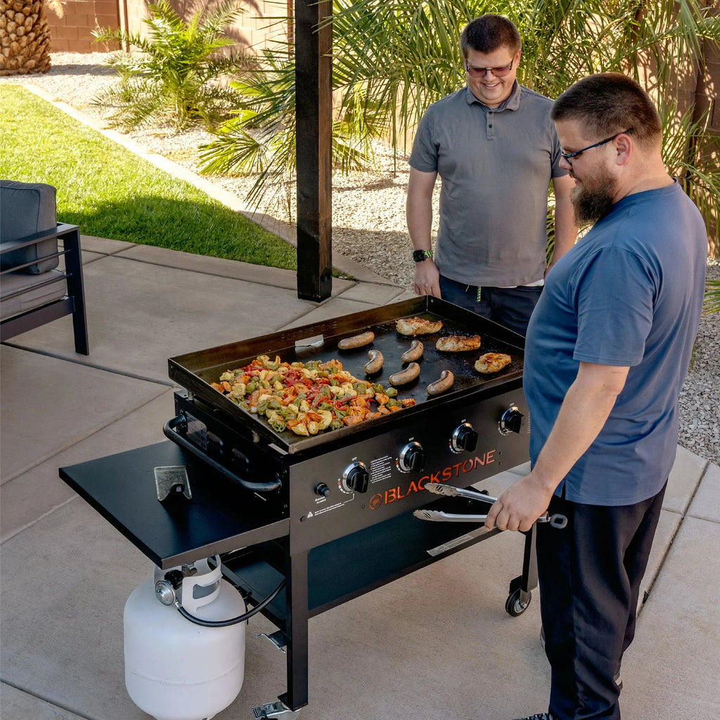 Blackstone 4-Burner 36" Griddle Cooking Station with Side Shelves