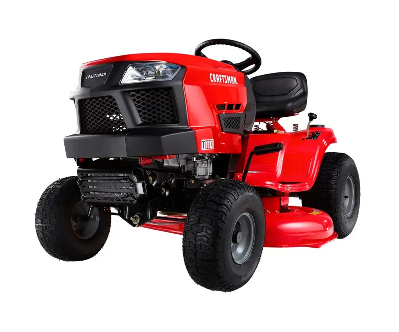 Craftsman T110 42-Inch Gas Riding Lawn Mower  17.5 HP Briggs & Stratton Engine, 7-Speed Manual Transmission