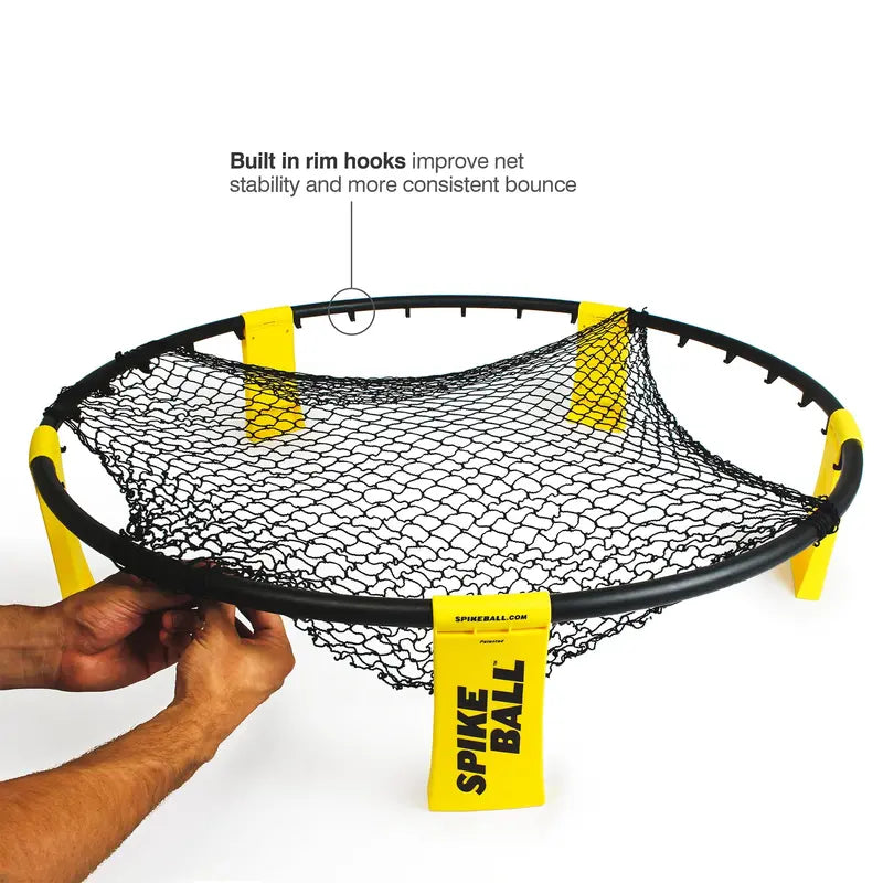 Spikeball Standard 3 Ball Kit with Adjustable Net and Balls – Portable Roundnet Game