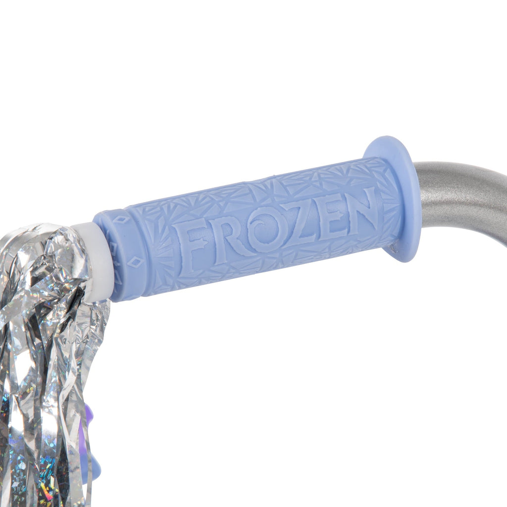 Frozen Bike with Doll Carrier Sleigh for Girl's. 12 In.. White and Purple by Huffy
