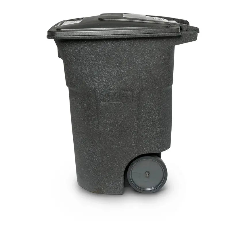 Toter 96-Gallon Wheeled Trash Can with Smooth-Rolling Casters and Secure Lid