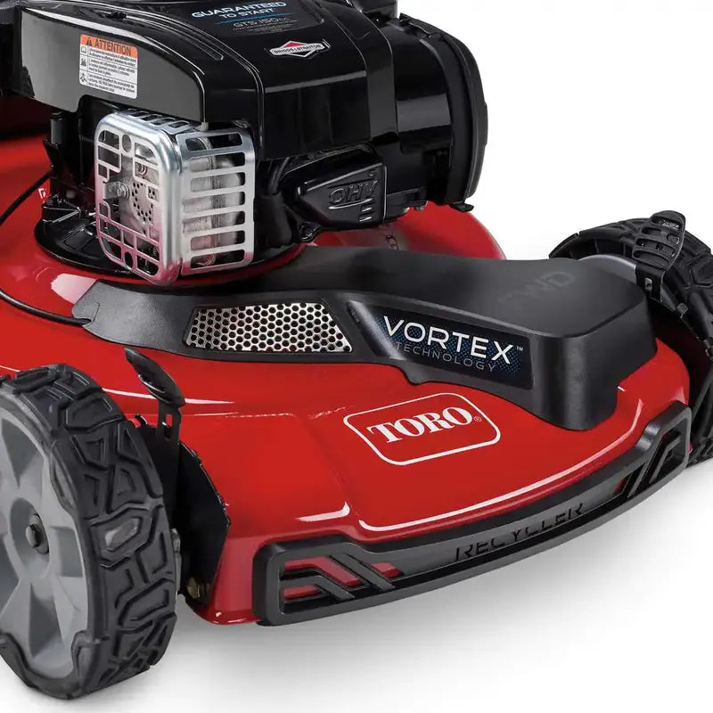 Toro 21442 Recycler Walk-Behind Mower – 22-Inch Briggs & Stratton Engine, Front-Wheel Drive, Super Bagger Included