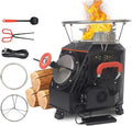 Stainless Steel Smokeless Camping Stove – Wood-Fueled Portable Heating & Cooking Unit