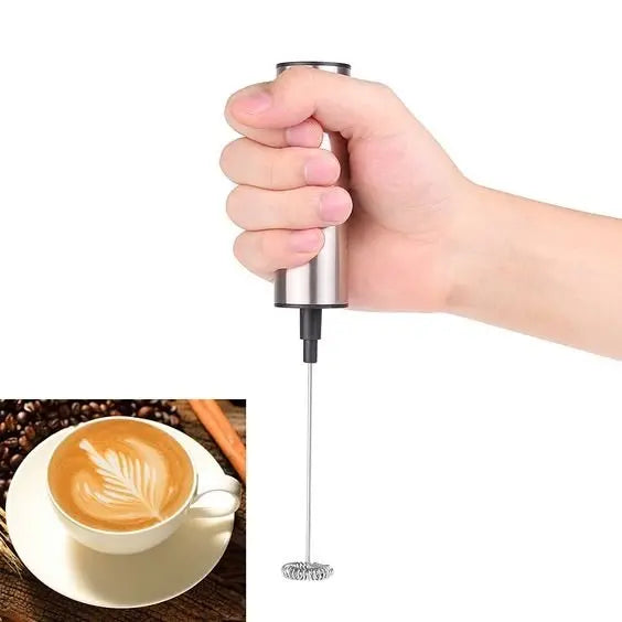 Cordless Handheld Milk Frother for Lattes, Cappuccinos & Hot Drinks