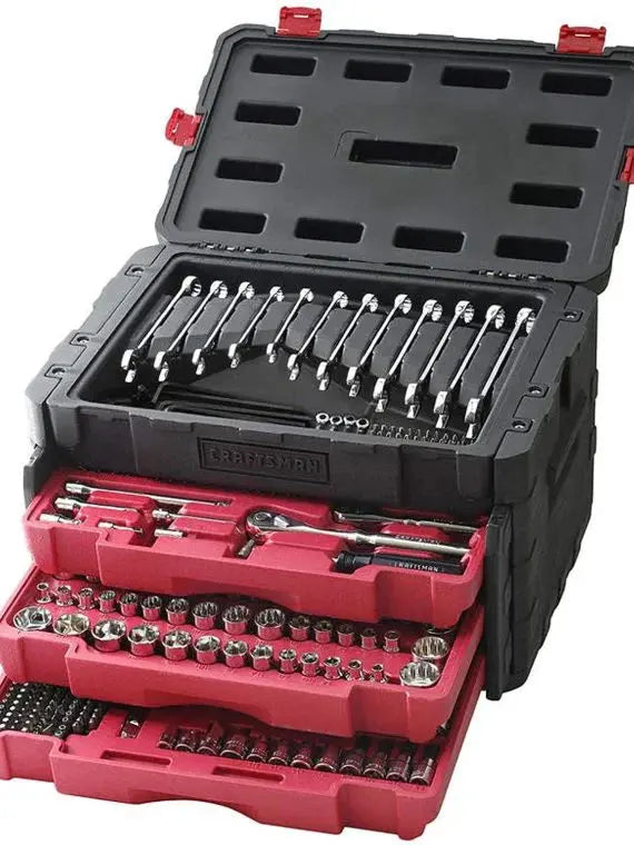 Craftsman 450-Piece Mechanics Tool Set  Comprehensive Ratchet, Socket, and Wrench Collection in Durable Storage Case