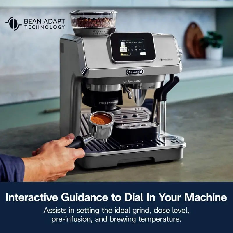 De onghi La Specialista Touch Espresso Machine  Integrated Grinder, Cold Brew & Iced Mode, 10 Presets, Italian Craftsmanship