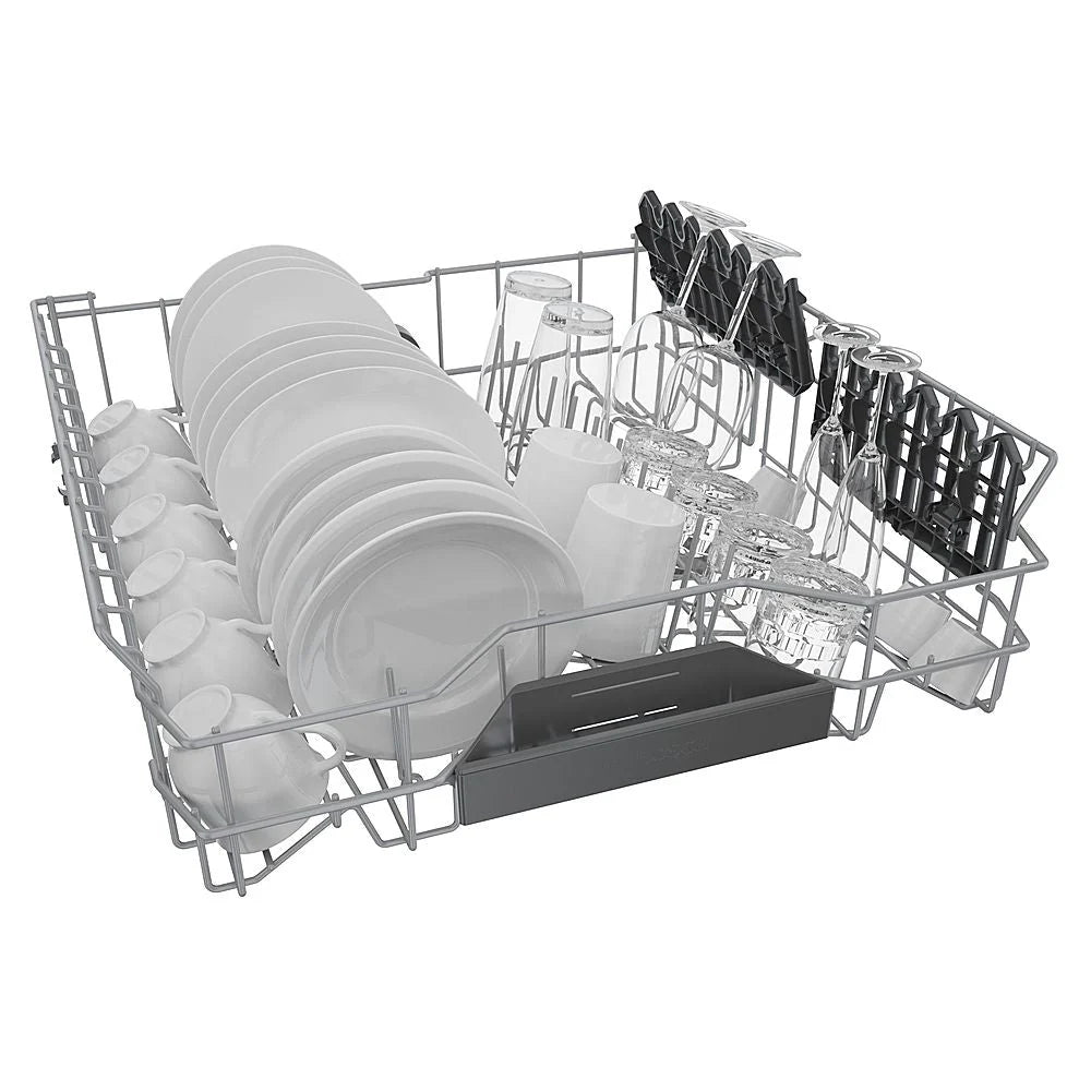Bosch - 800 Series 24" Top Control Smart Built-In Dishwasher with 3rd Rack and 42 dBA - Custom Panel Ready