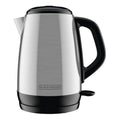 Black + Decker 1.7 L Stainless Steel Electric Cordless Kettle, Refurbished