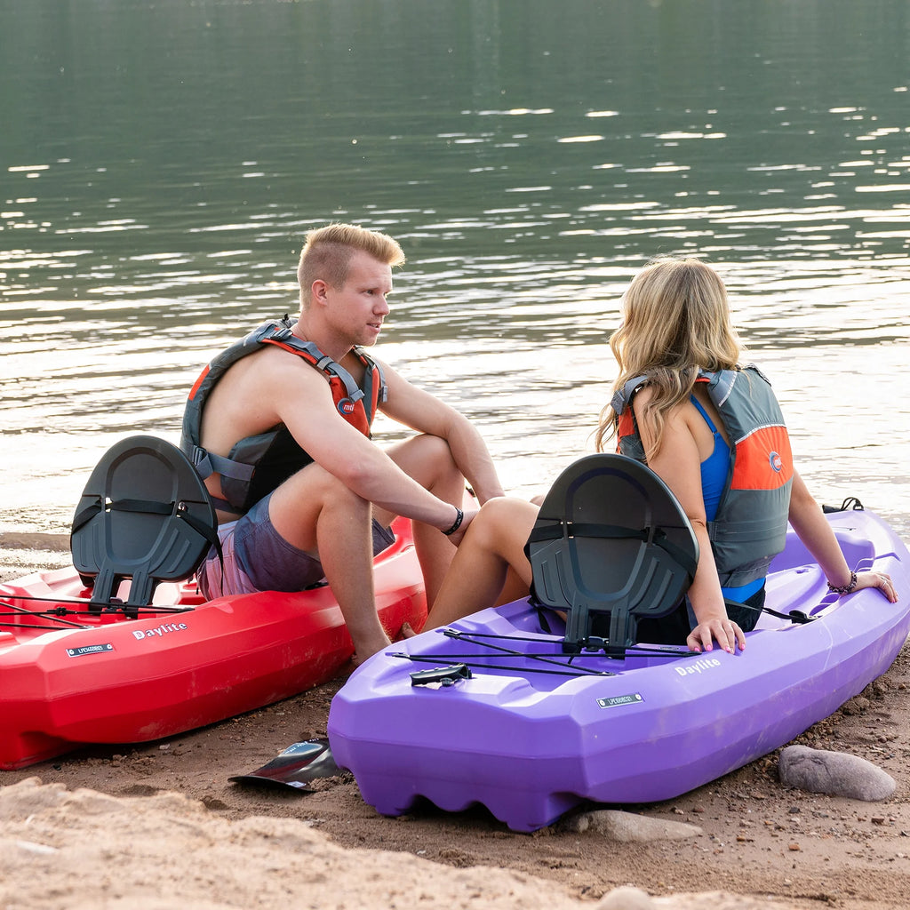 Lifetime Daylite 8 Ft Sit - on - Top Kayak, Red (90775)