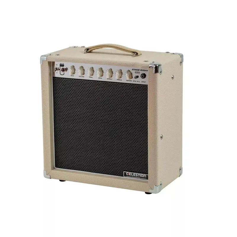 Stage Right by Monoprice 15W 1×12 Tube Guitar Combo Amp Featuring Celestion Speaker & Spring Reverb