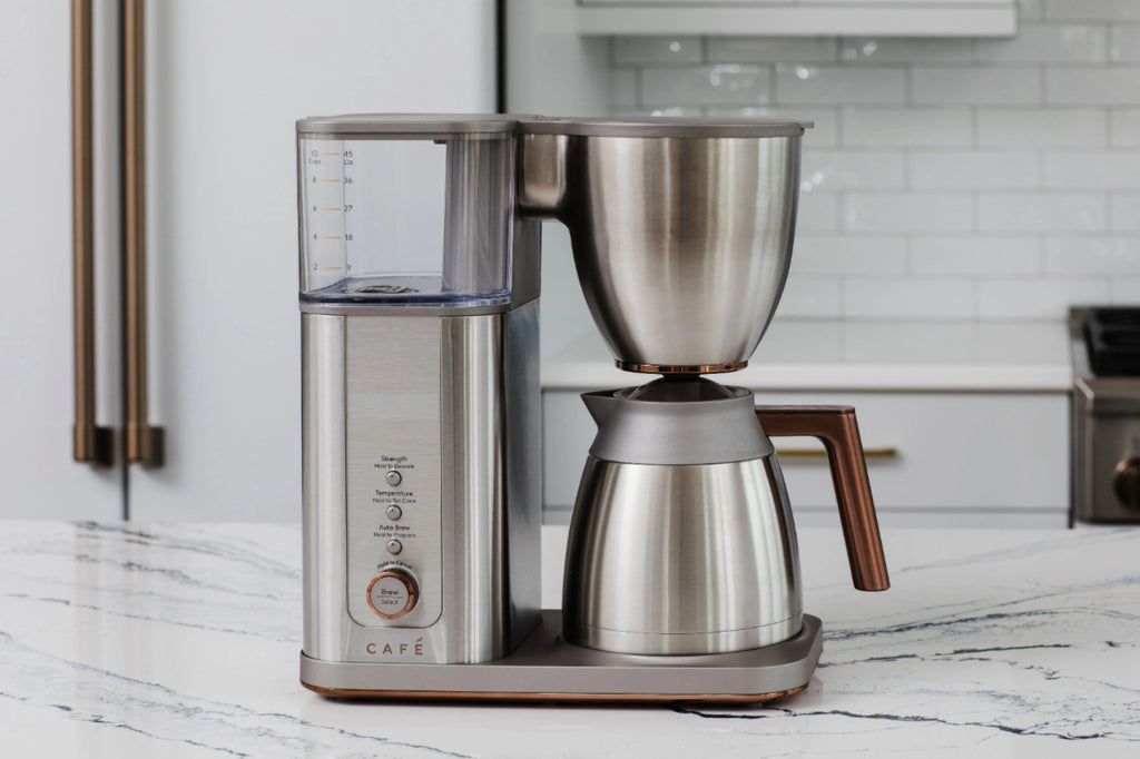 Café - Smart Drip 10-Cup Coffee Maker with WiFi - Brushed Stainless