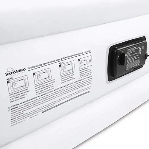 SoundAsleep Dream Series Luxury Air Mattress with ComfortCoil Technology   Built-in Pump