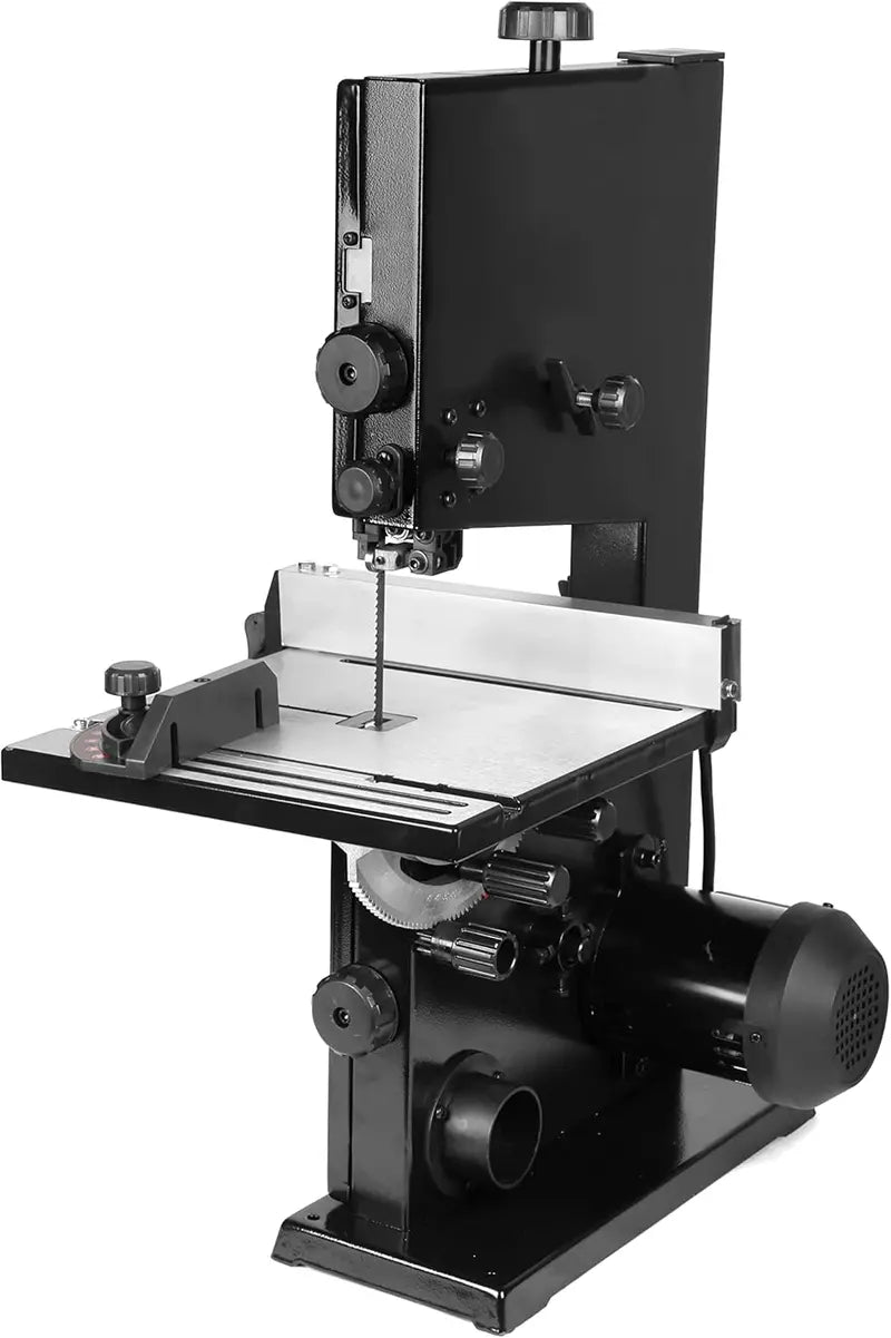 Compact 9-Inch Benchtop Band Saw  2.8-Amp Motor, Space-Saving Design for Light-Duty Workshop Use