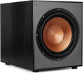Compact Black Subwoofer  High-Performance Bass Speaker for Home Audio & Multimedia Systems